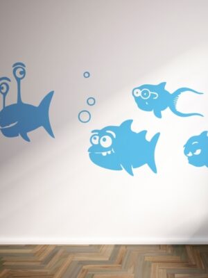 Vinilo infantil kit peces