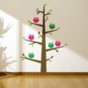Vinilo infantil árbol con buhos