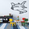 4275.jpg Vinilo infantil avión dibujado a mano