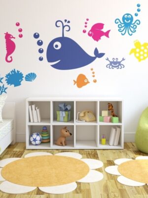 Vinilo infantil kit marino