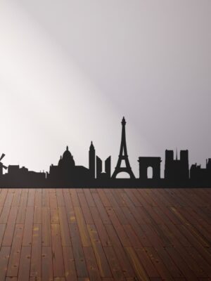 4299.jpg Vinilo decorativo skyline París