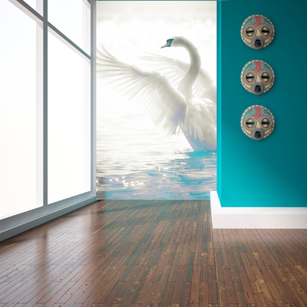 Fotomural cisne