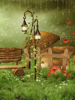 4347.jpg Fotomural infantil mariposas fantasía