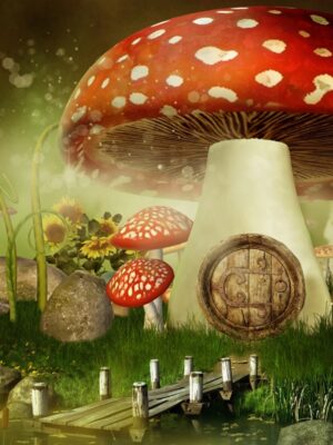 4349.jpg Fotomural infantil casa seta