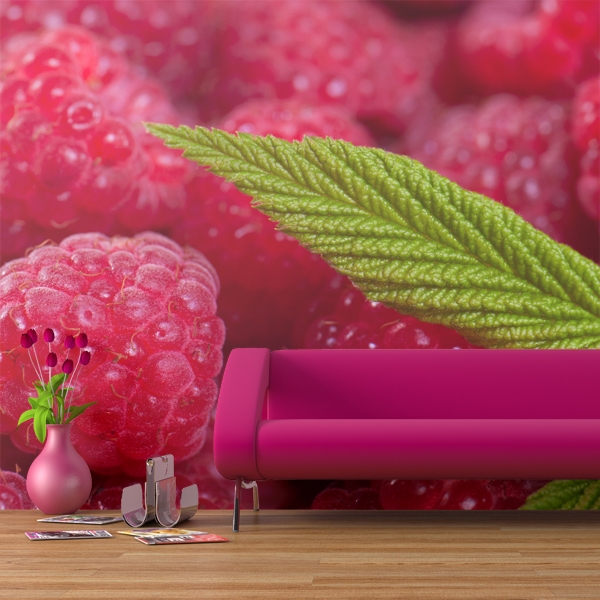 Fotomural frambuesas