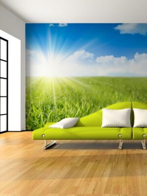 Fotomural prado primaveral