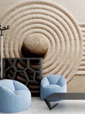 Fotomural sinergia piedra y arena