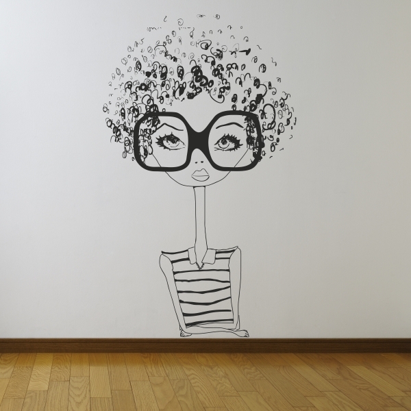 Vinilo decorativo fashion girl