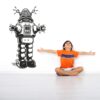Vinilo infantil robot vintage II