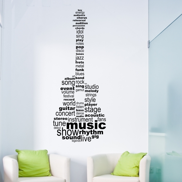 4451.jpg Vinilo decorativo guitarra textos