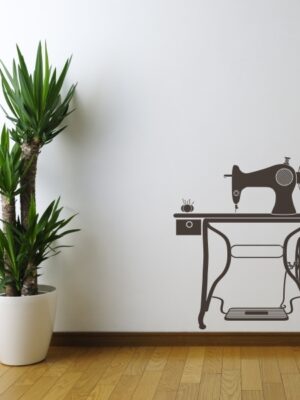 Vinilo decorativo máquina de coser