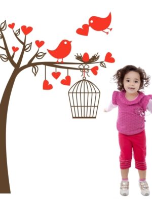 Vinilo decorativo árbol infantil