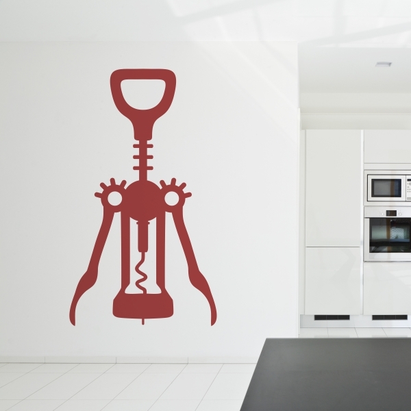 Vinilo decorativo sacacorchos