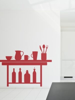 Vinilo decorativo mesita de cocina