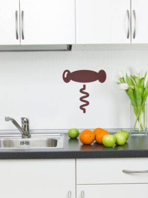 Vinilo decorativo sacacorchos II