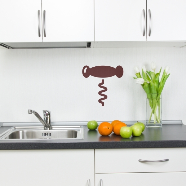 Vinilo decorativo sacacorchos II