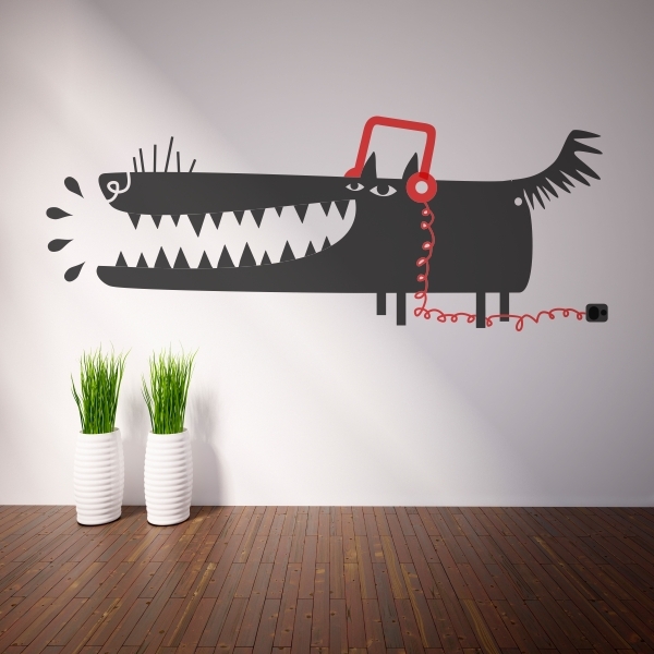 Vinilo decorativo perro urban