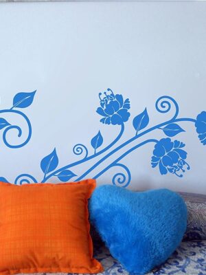 4567.jpg Vinilo decorativo cabecero Flowers