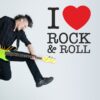 Vinilo decorativo I love Rock & Roll