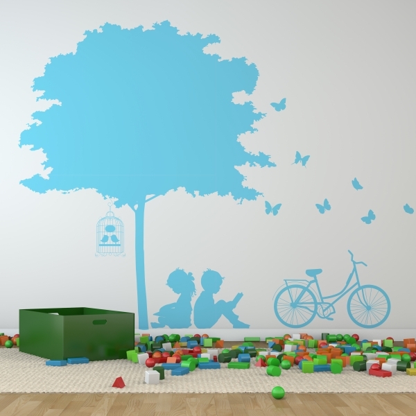 Vinilo infantil amor de otoño