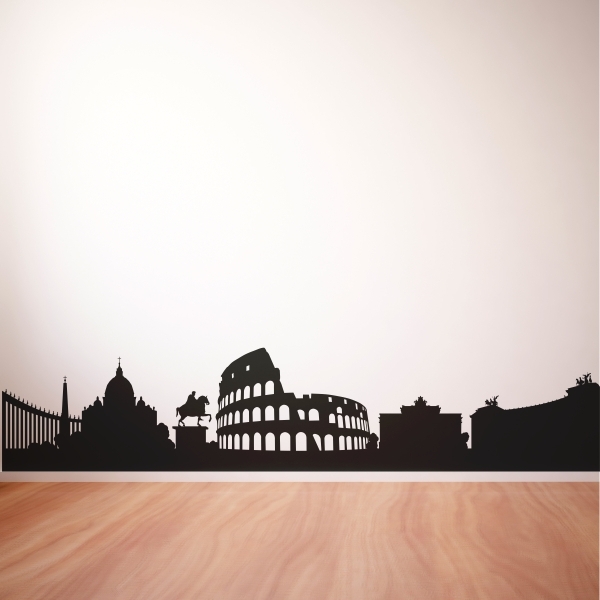Vinilo decorativo skyline Roma III