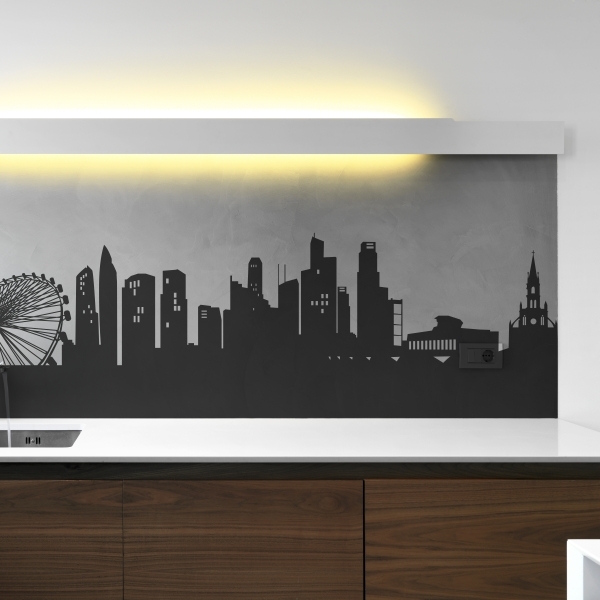 Vinilo decorativo skyline Singapur