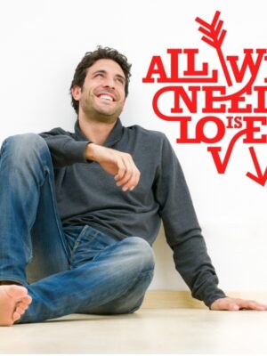 4617.jpg Vinilo decorativo All we need is love