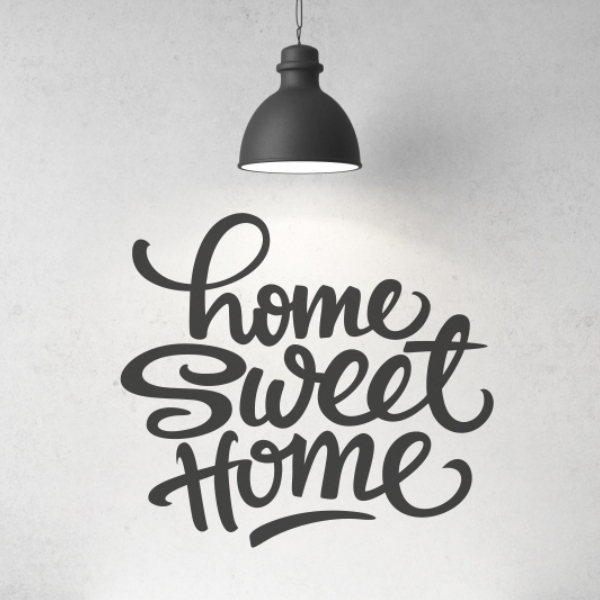 Vinilo decorativo Home sweet home