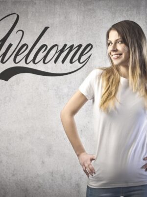 4645.jpg Vinilo decorativo Welcome