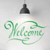 Vinilo decorativo Welcome II