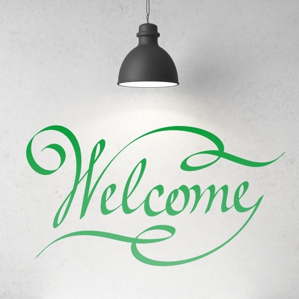 Vinilo decorativo Welcome II