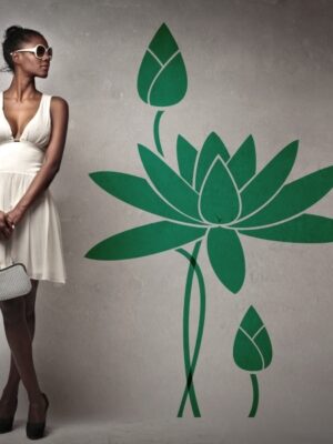 Vinilo decorativo nice flower