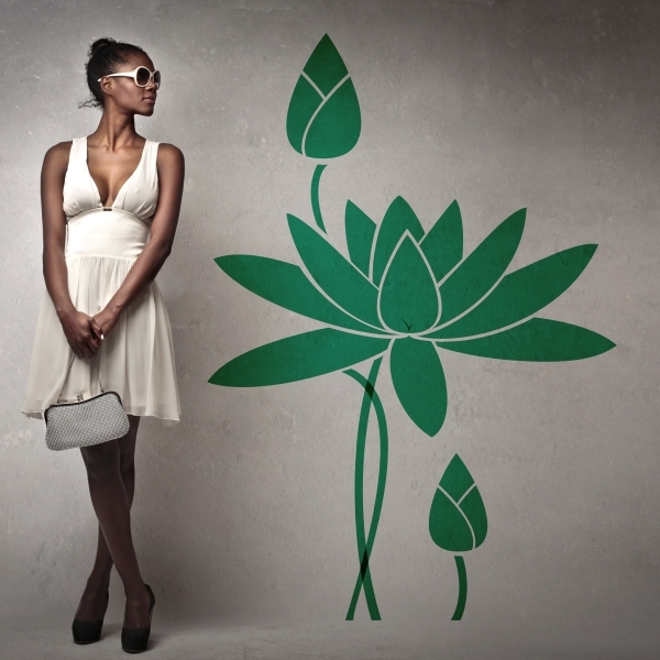 Vinilo decorativo nice flower