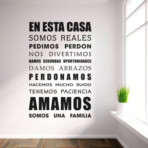 Vinilo decorativo familia