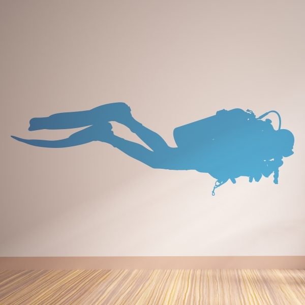 Vinilo decorativo buceador