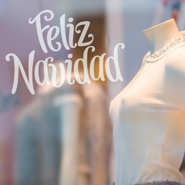 Vinilo decorativo Feliz Navidad