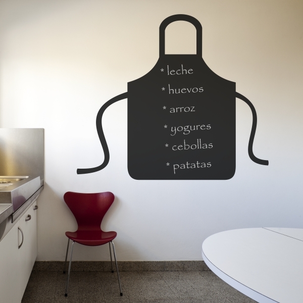 Vinilo pizarra delantal
