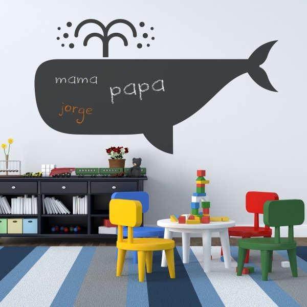 Vinilo pizarra ballena II