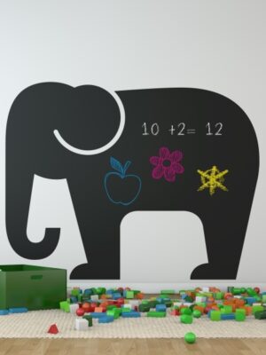 Vinilo pizarra elefante