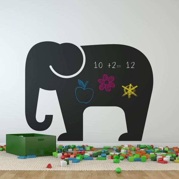 Vinilo pizarra elefante