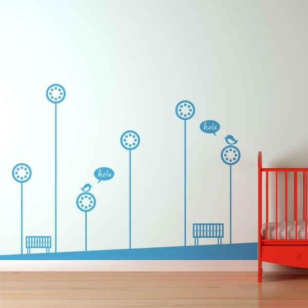 Vinilo infantil parque