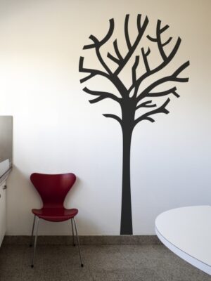 Vinilo decorativo árbol sin flor