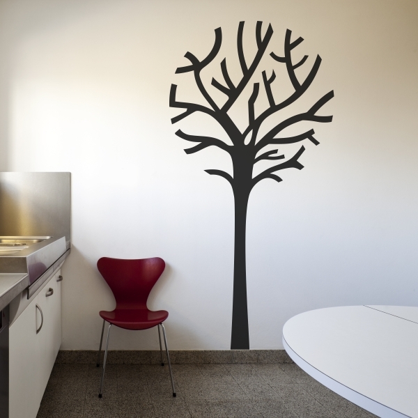 Vinilo decorativo árbol sin flor
