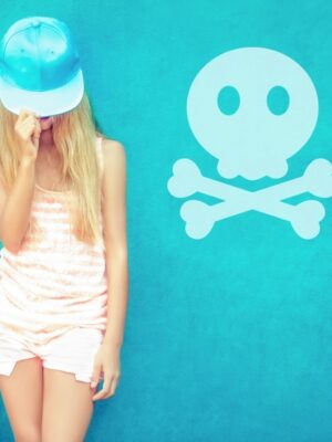 Vinilo decorativo calabera