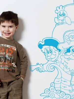 Vinilo infantil piratas