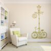 Vinilo decorativo farola y bicicleta