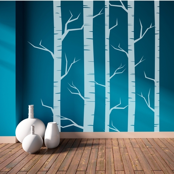 Vinilo decorativo troncos