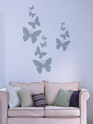 Vinilo decorativo mariposas volando