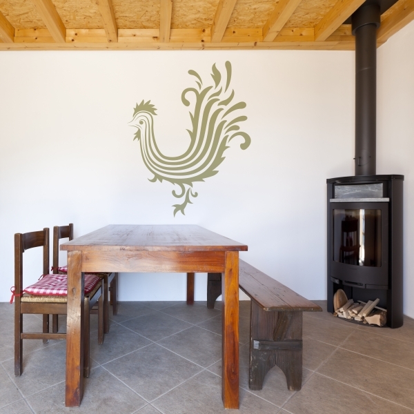 Vinilo decorativo gallo