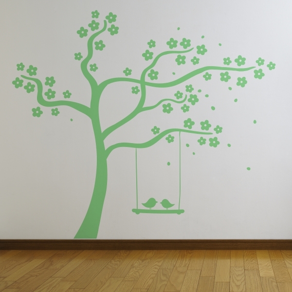4811.jpg Vinilo decorativo árbol y columpio